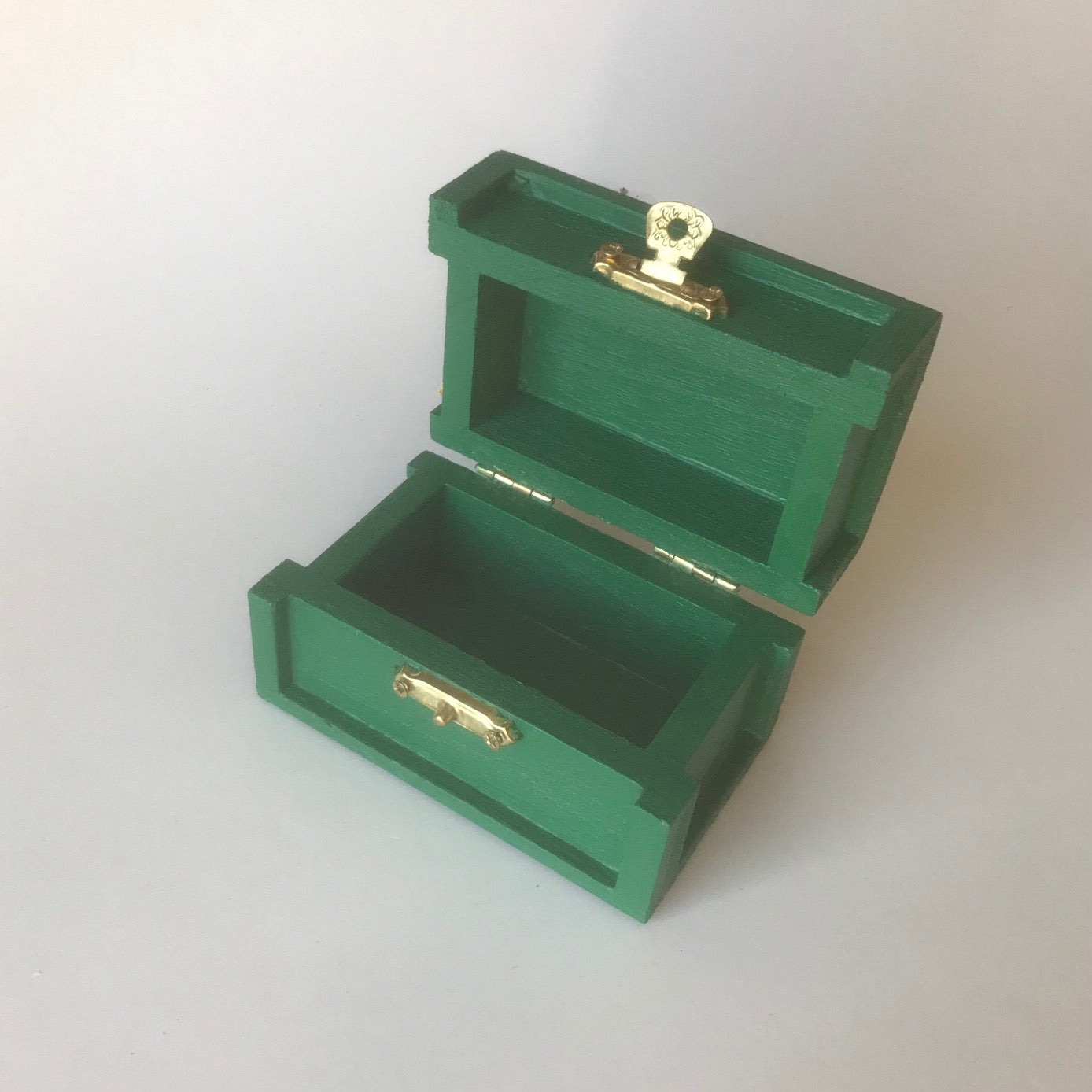 Green Petite Trinket Box